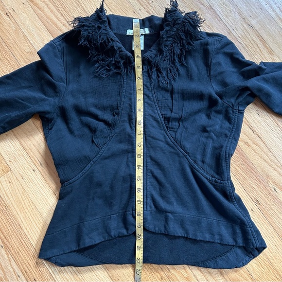 Prairie Underground Black Sweatshirt, 3/4 Length Sleeves - Picture 8 of 8